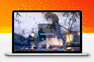 二次元BT宝塔面板美化透明版主题包-创意云博客