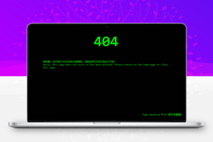 代码输入404页面html源码分享-创意云博客